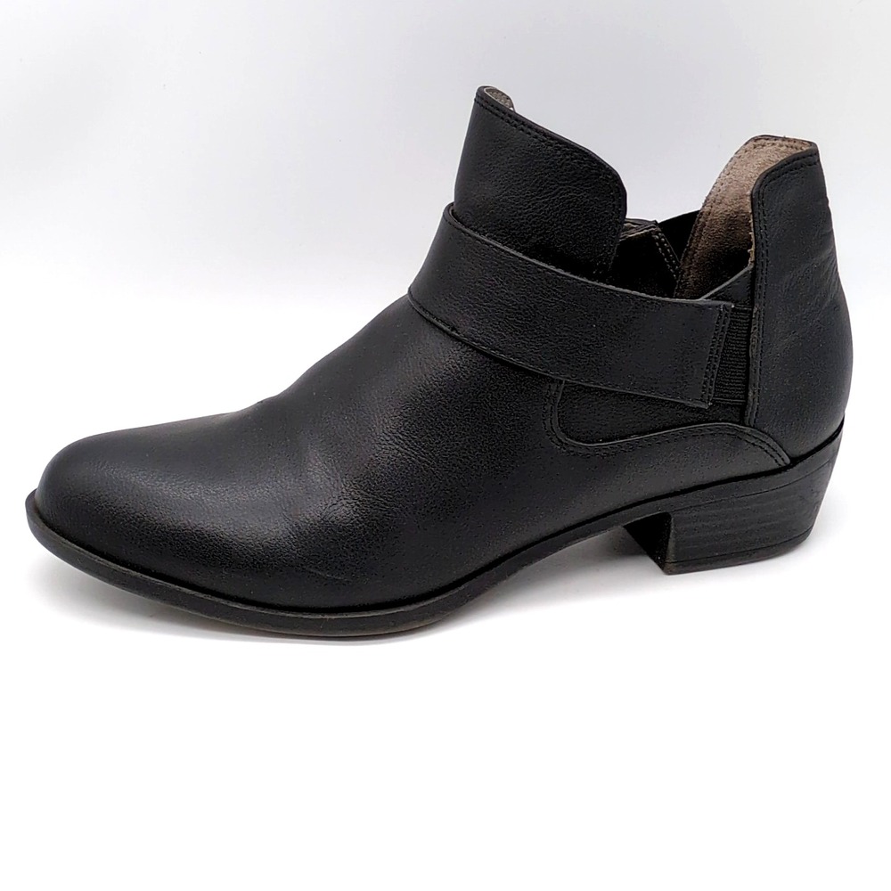 Life Stride Boots Womens Able Black 8 Ankle Bootie Shoe‎ Flex Comfort Stretch